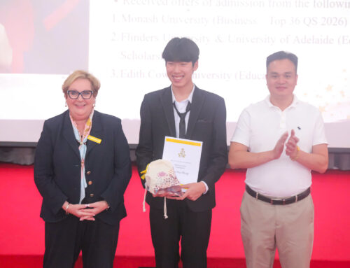 VINH DANH HỌC SINH TIÊU BIỂU – TRẦN HỮU PHONG